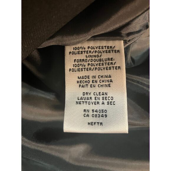 Nine West Black Ruffle Front Blazer – Women’s Size 16 – Classic Tailored Jacket - Picture 7 of 7